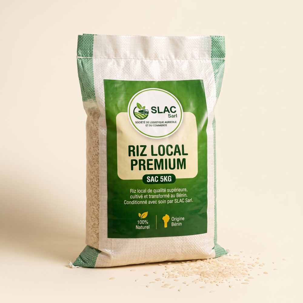 Riz local supérieur sac 5kg SLAC SARL